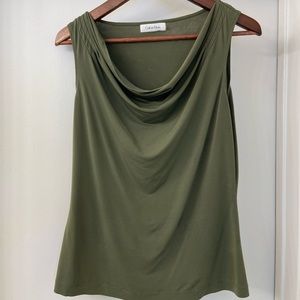 Calvin Klein Cowl Neck Top